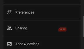 Google Photos settings