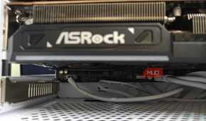A GPU eating three PCIe slots