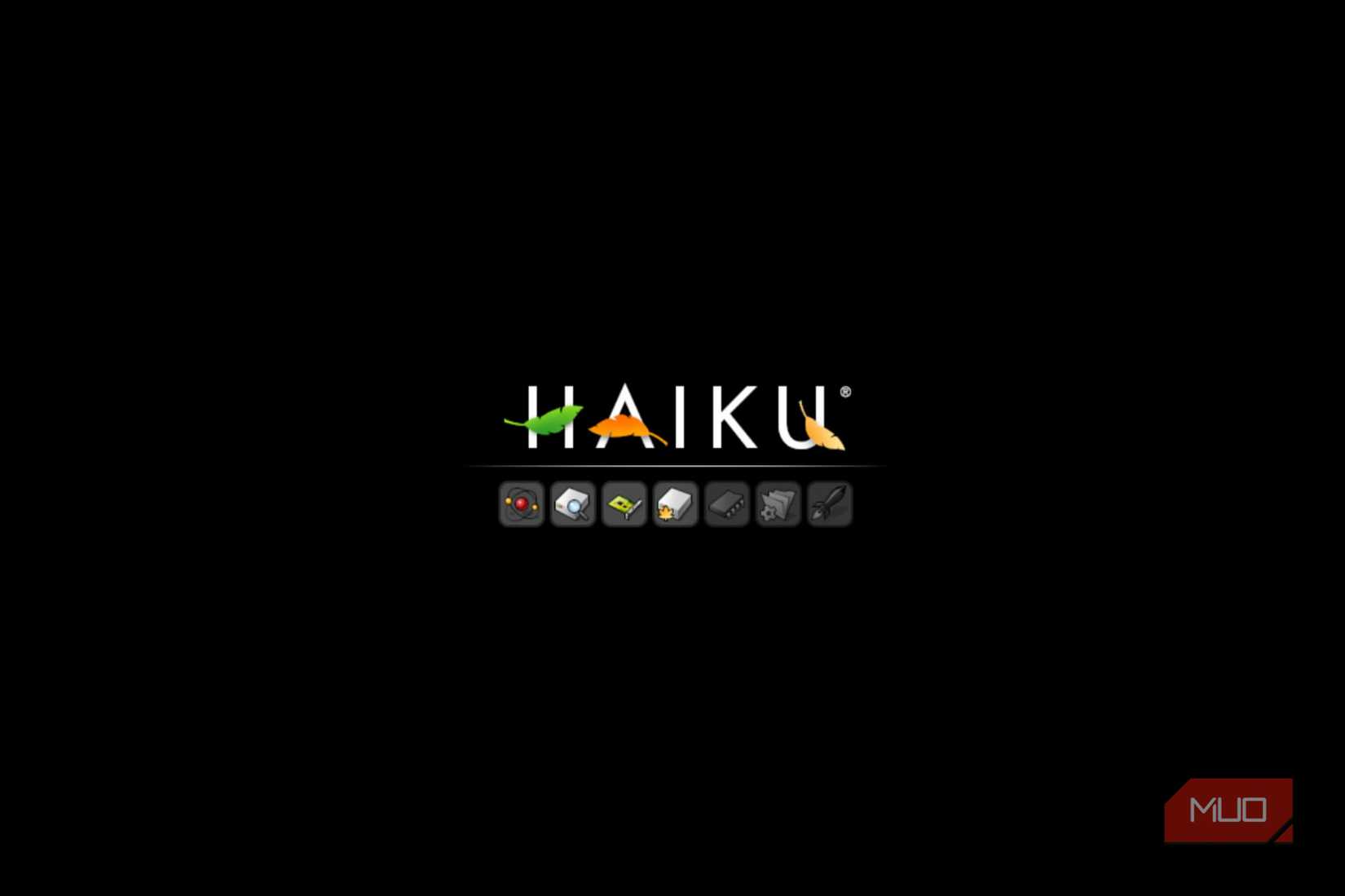 The Haiku boot logo