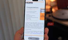 The web result for HDMI certification.