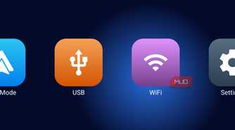 Headunit Revived Main Menu With Self Mode Usb Wifi Settings Options