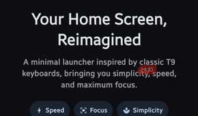 Welcome screen for Key Launcher displaying the tagline "Your Home Screen, Reimagined" and a "Try It Now" button