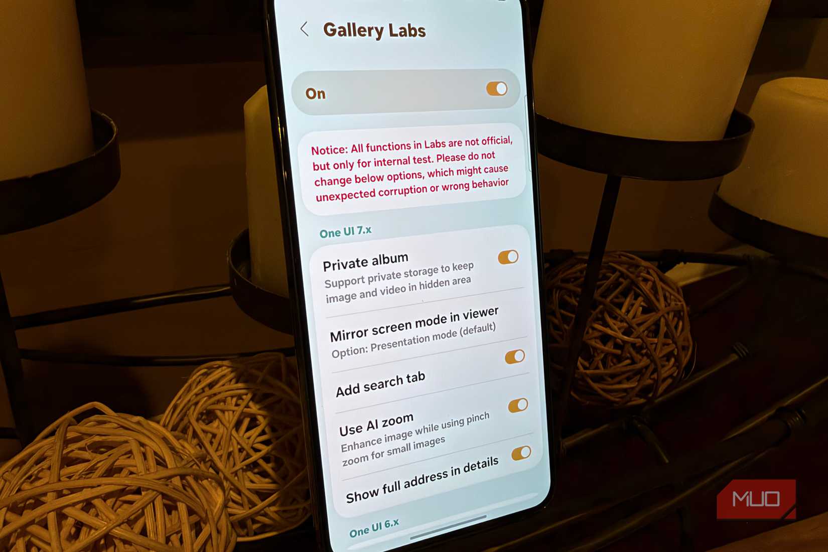 Скрытое меню Gallery Labs в смартфонах Samsung: как активировать и зачем это нужно Меню настроек Gallery Labs в приложении Галерея