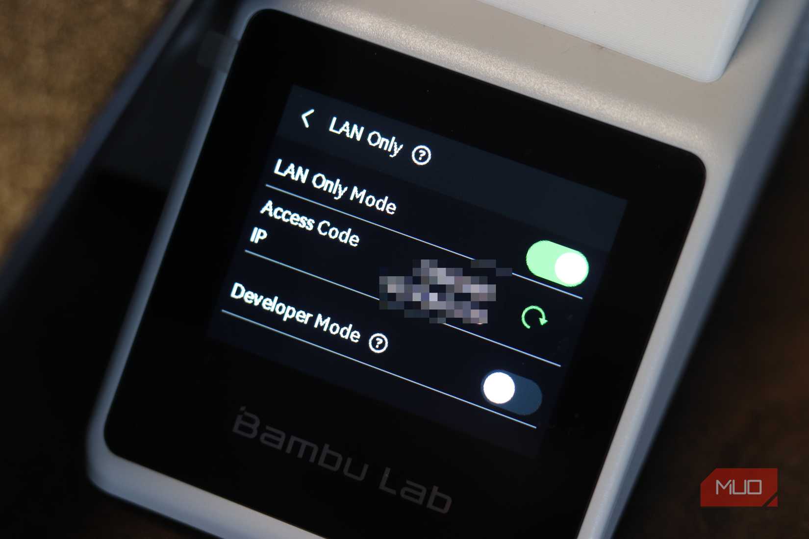 Lan Only Mode on Bambu Lab A1 Mini.