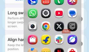 Launching apps with One Hand Operation+
