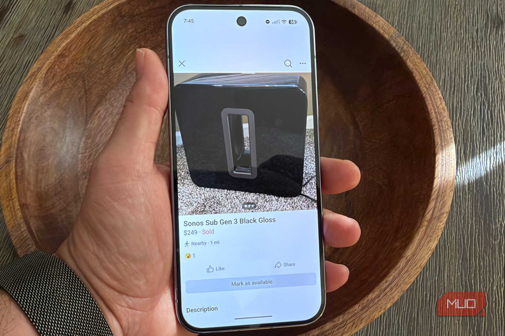 listing page on facebook marketplace
