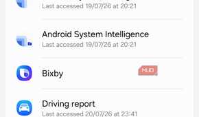 Location permissions menu on Android phone