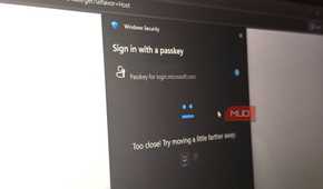 Loggin into Microsoft with Passkey