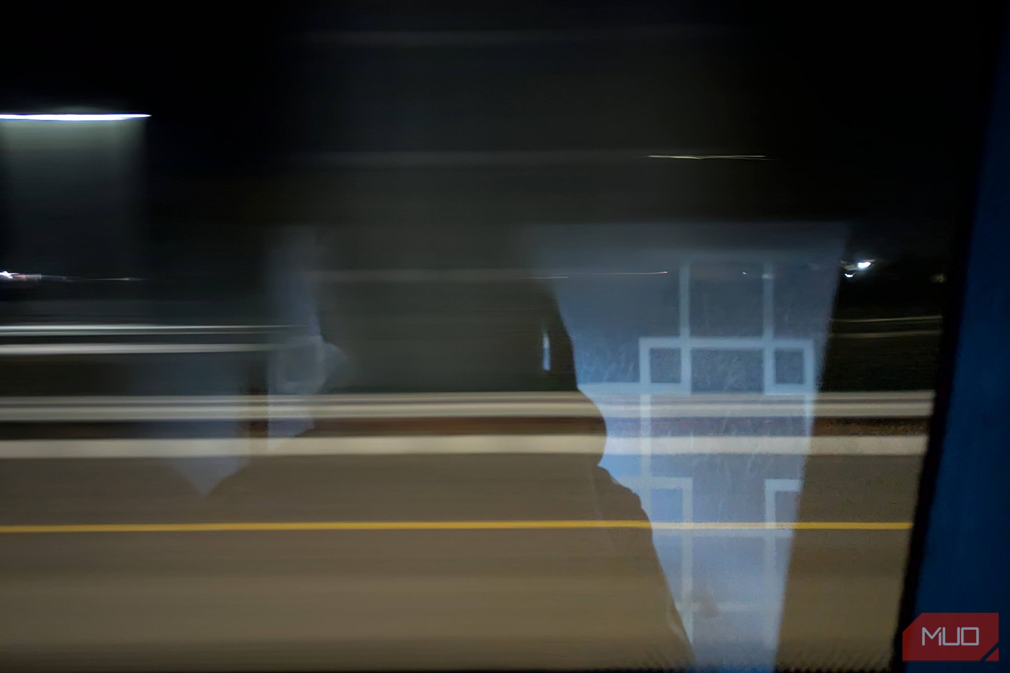 Long exposure photo of a road.
