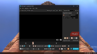 LosslessCut video editor application window interface