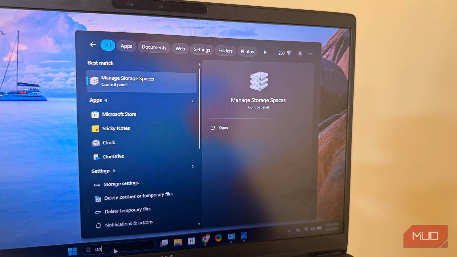 Manage Storage Spaces on WIndows 11-1