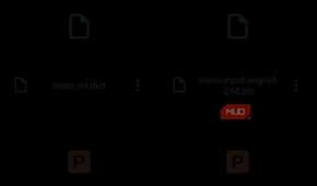material files use an interface showing the option to create files and folders