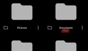 material files main user interface showing folders