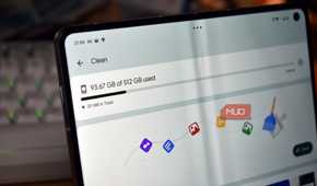 motorola razr fold flex storage on device