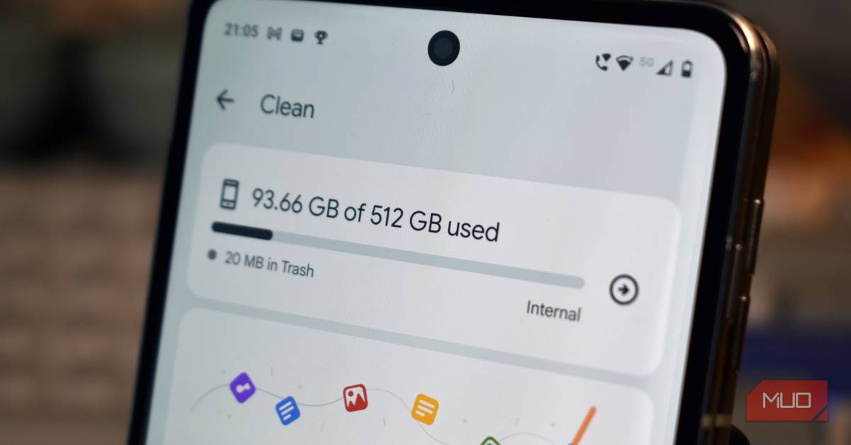 makeuseof.com - Gavin Phillips - Android phones slow down past a storage threshold nobody talks about, and mine was way past it