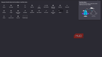Mullvad browser showing the customization options