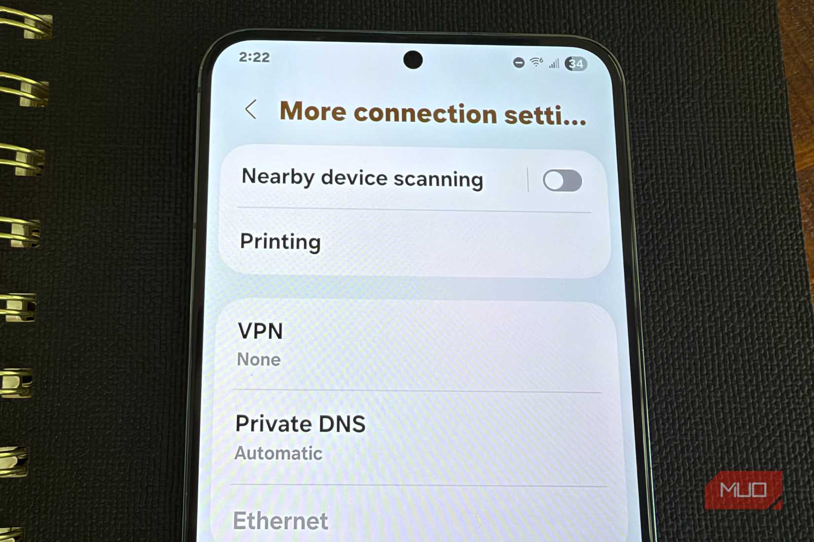 nearby device scanning