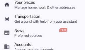 Preferred sources News button