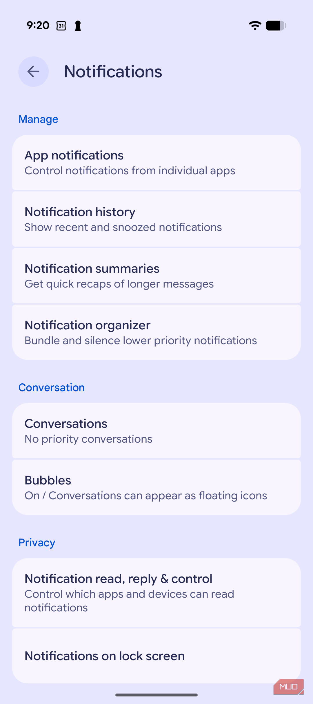 Phone Notification Selection Your Android phone keeps a log of every notification you accidentally ...