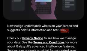 Now nudge feature on Galaxy phone