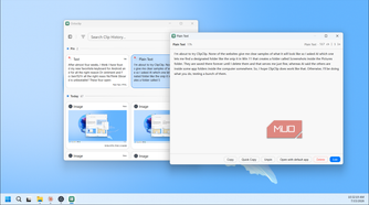 Octoclip plain text clip detail view