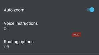 Organic Maps settings
