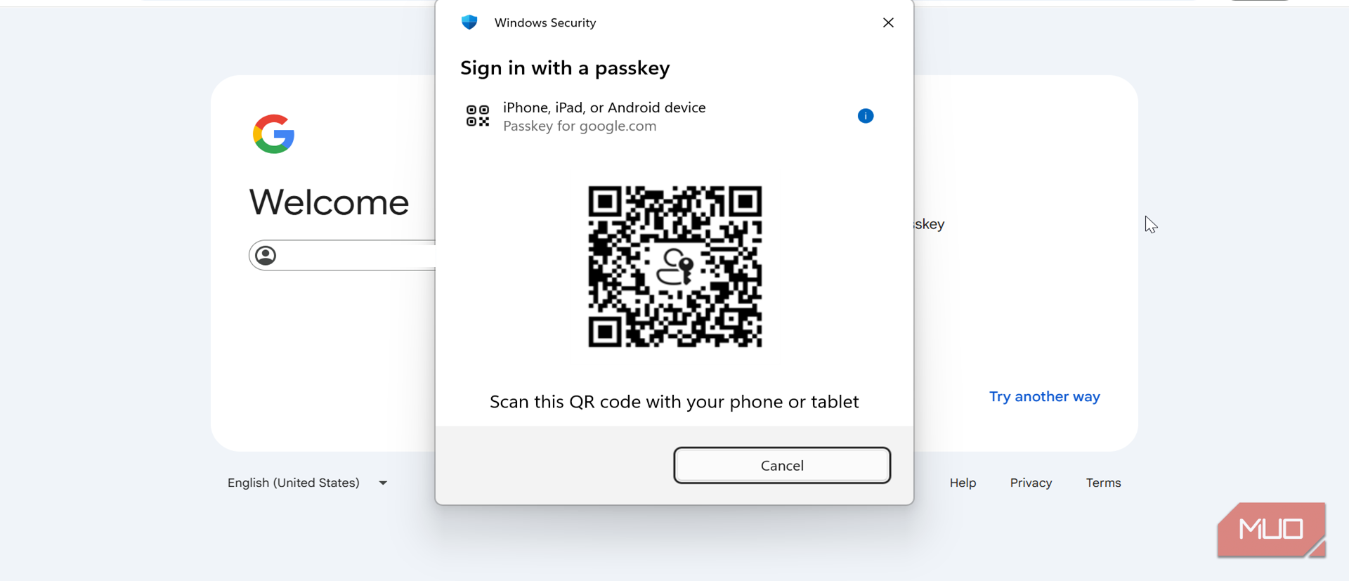 Passkeys for gmail