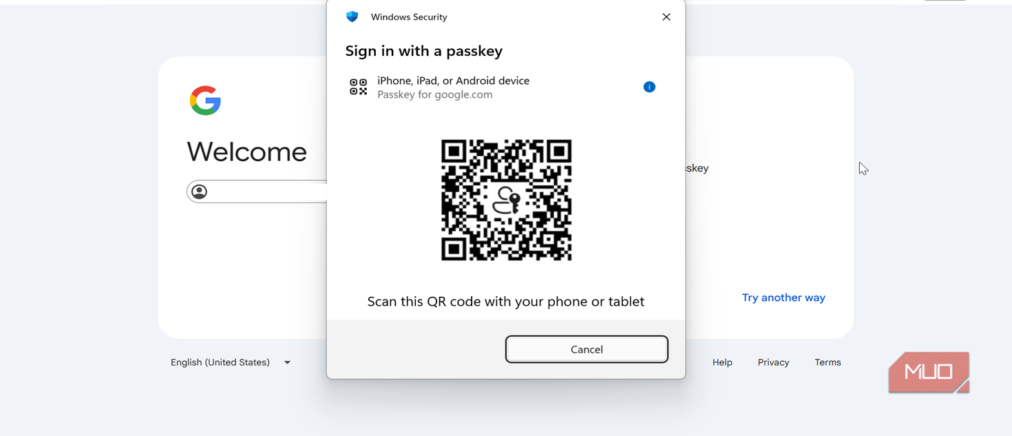 Passkeys for gmail