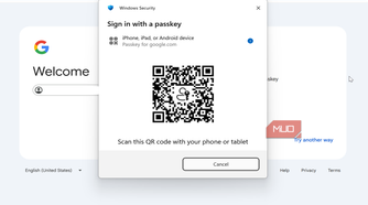Passkeys for gmail