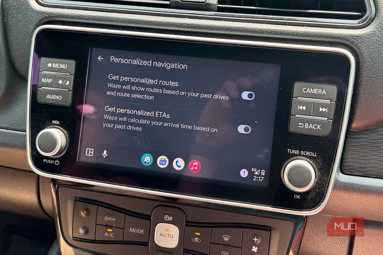 Personalized Navigation screen