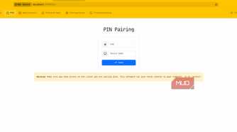 Pairing a device in sunshine