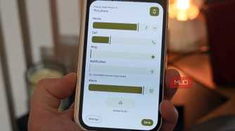 The expanded volume overlay on a Pixel phone.