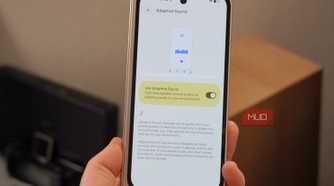 Adaptive sound on a Pixel phone.