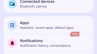 Pixel settings menu with various options