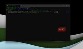 Postgres container downloading.