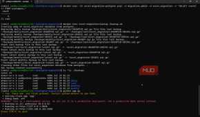 Postgres dashboard running.