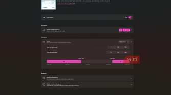 Powertoys Light Switch settings