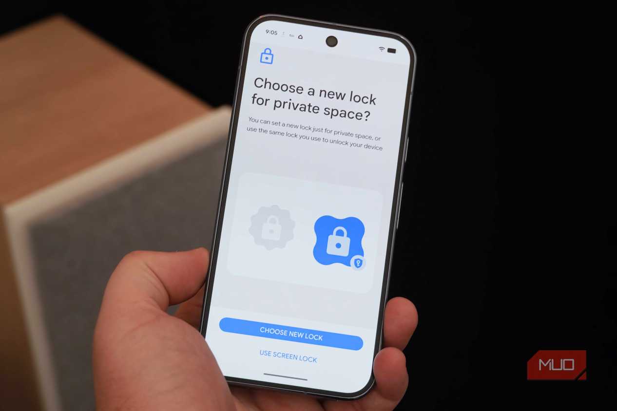 Setting up a Private space in Android 17 on a Google Pixel 10 Pro.