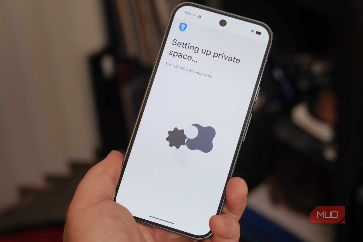 Setting up a Private space in Android 17 on a Google Pixel 10 Pro.