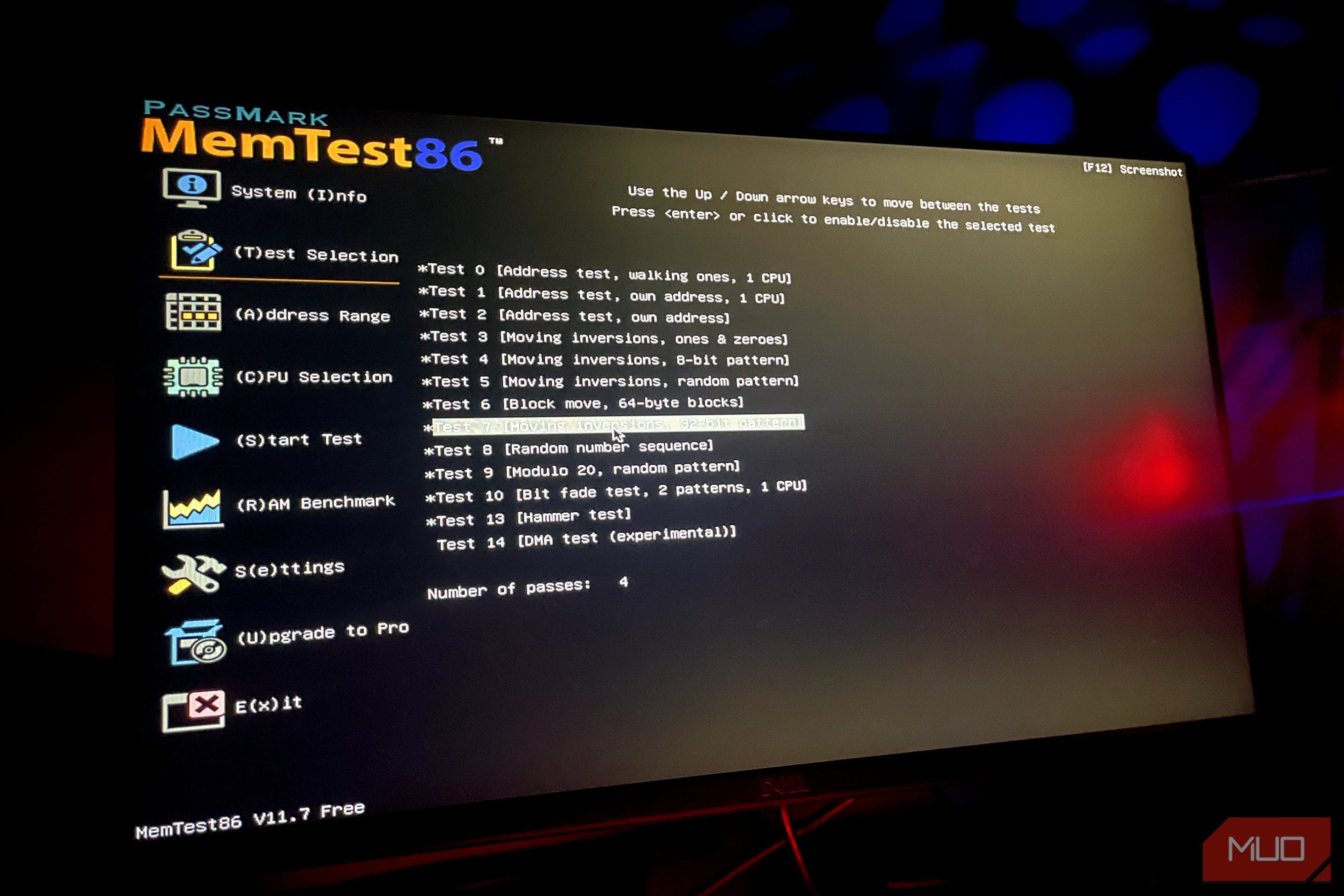 Ram test Mem86