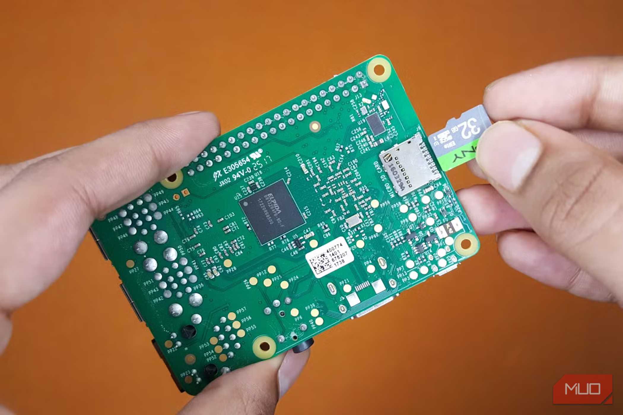 Raspberry Pi3 with microSD card