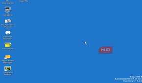 The ReactOS desktop