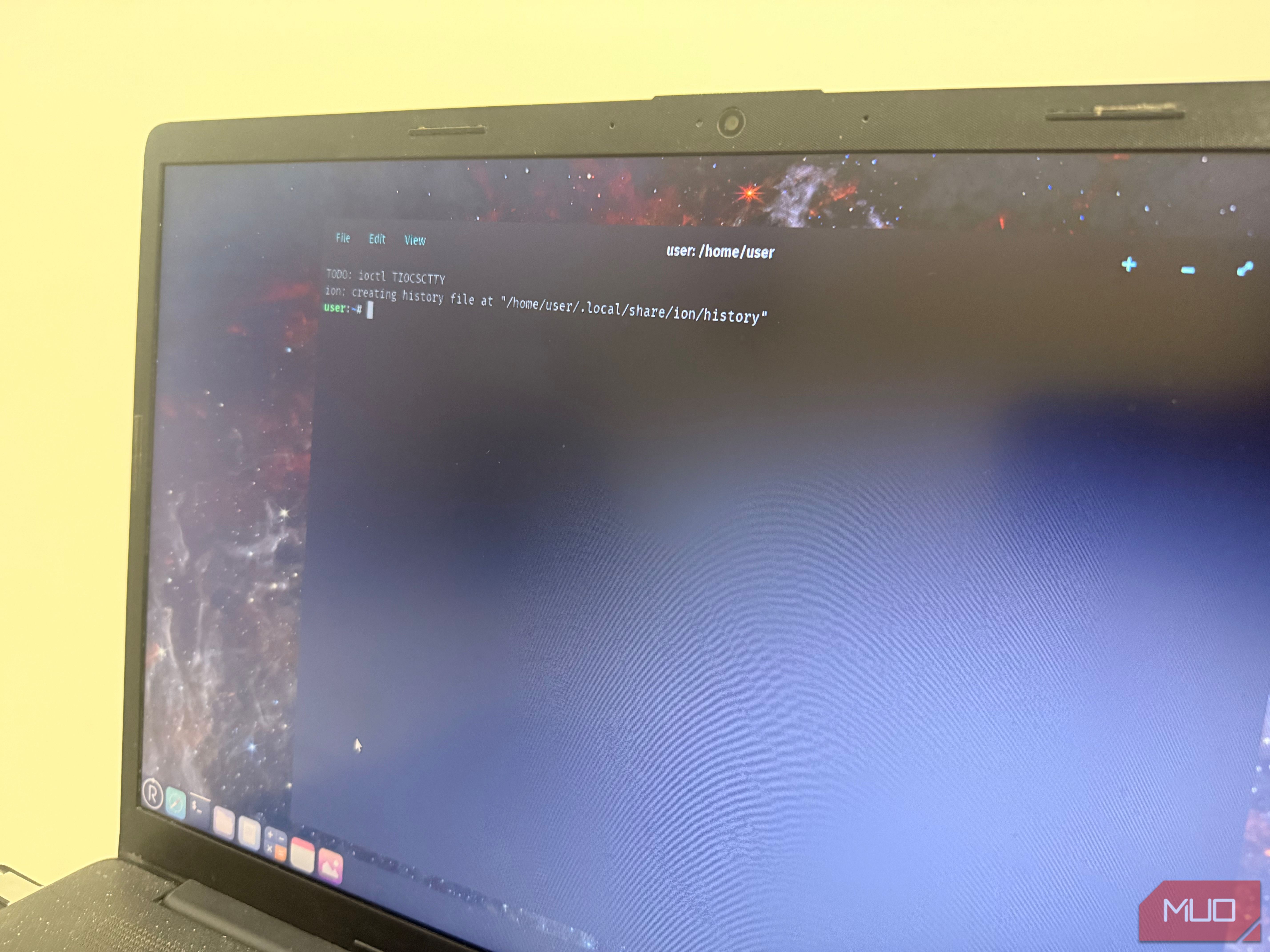 Redox OS Terminal app