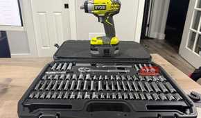 ryobi impact driver on socket set