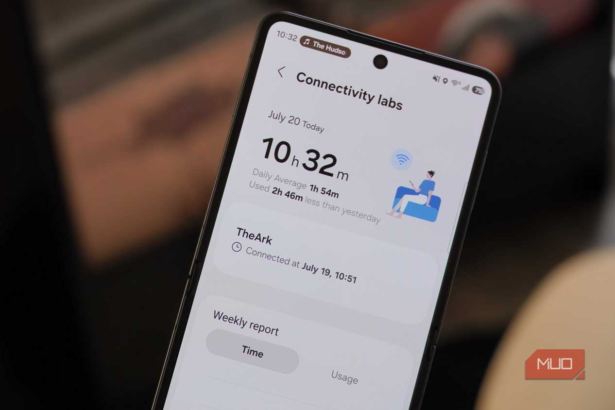 The Connectivity Labs page on a Samsung phone.