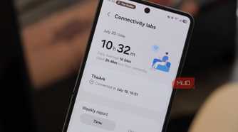 The Connectivity Labs page on a Samsung phone.