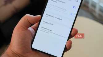 The The Connectivity Labs button on a Samsung phone.