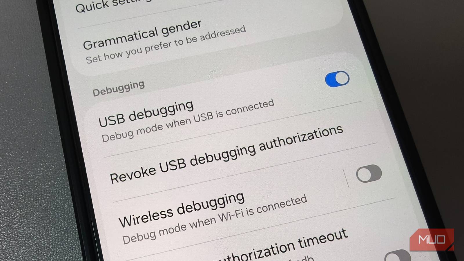 Как разблокировать USB-отладку на смартфонах Samsung Galaxy Меню параметров разработчика на Samsung с включенной отладкой по USB