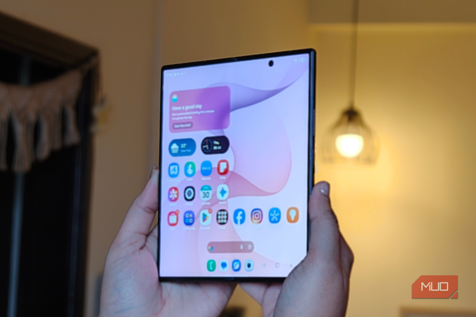 Samsung Galaxy Z Fold 8 Ultra with unfolded display