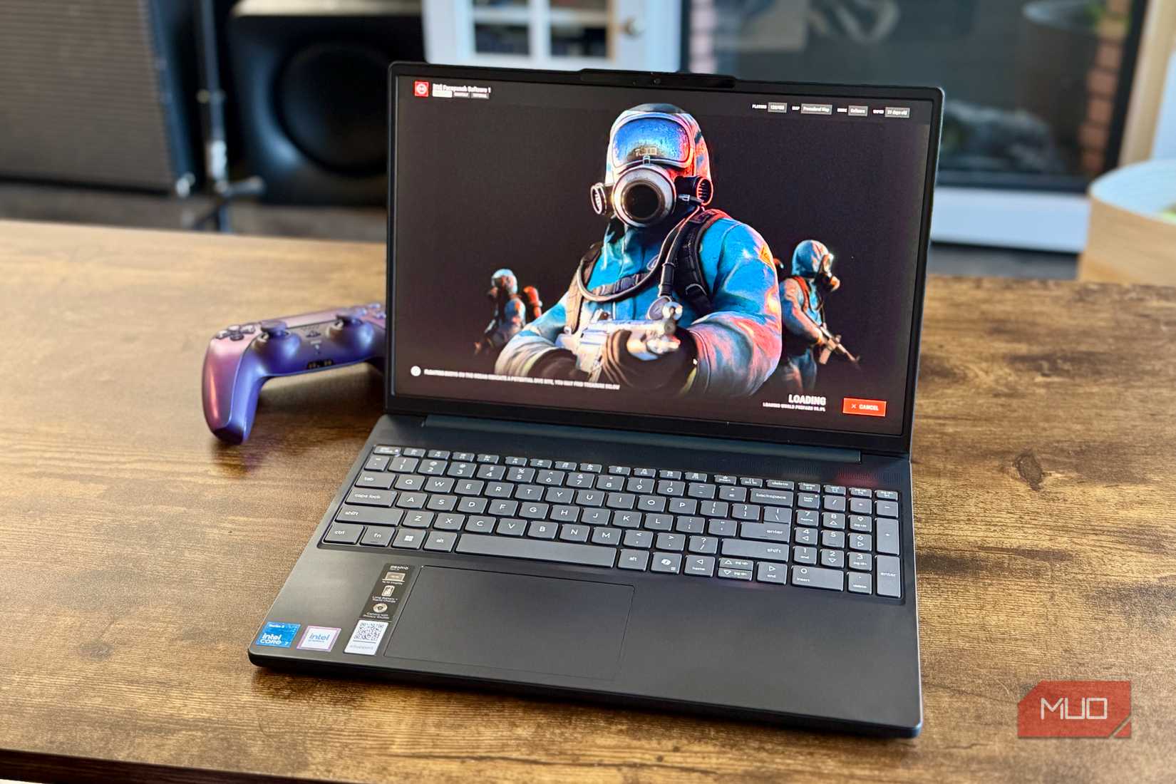 Screen with Rust on it